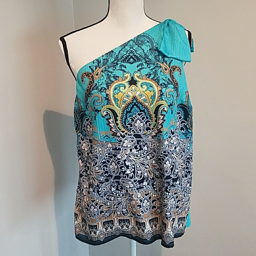 NWT | New York & Company | Teal | One Shoulder